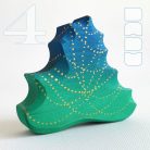 Small Christmas trees from the fairy tale forest: decorative wooden toys, various designs