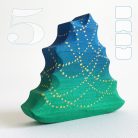 Small Christmas trees from the fairy tale forest: decorative wooden toys, various designs