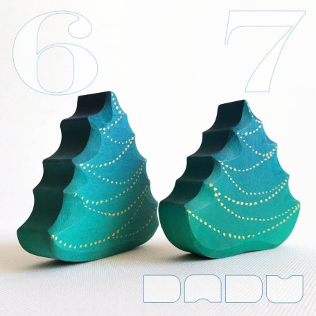 Small Christmas trees from the fairy tale forest: decorative wooden toys, various designs