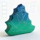 Small Christmas trees from the fairy tale forest: decorative wooden toys, various designs