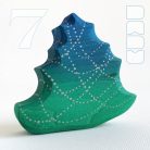 Small Christmas trees from the fairy tale forest: decorative wooden toys, various designs