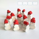 Snowman: handcrafted wooden toy 