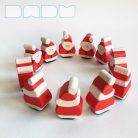 Santa Claus: Wooden Toy and Christmas Decoration