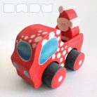 Santa Claus: Wooden Toy and Christmas Decoration