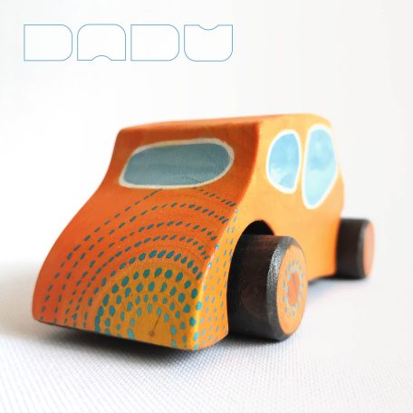 Charming Little Wooden Car with a Big Quirk