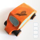 Charming Little Wooden Car with a Big Quirk