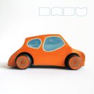 Charming Little Wooden Car with a Big Quirk