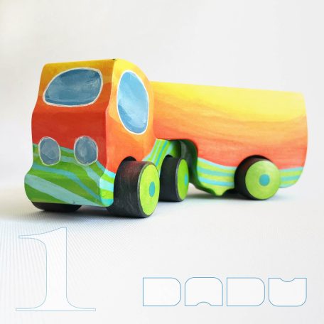 Semi Trucks - unique, handmade wooden toy trucks with semi-trailer