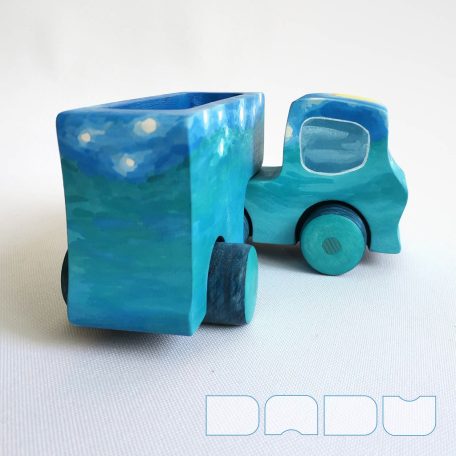 Semi Trucks - unique, handmade wooden toy trucks with semi-trailer