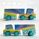 Semi Trucks - unique, handmade wooden toy trucks with semi-trailer