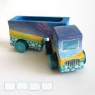 Semi Trucks - unique, handmade wooden toy trucks with semi-trailer