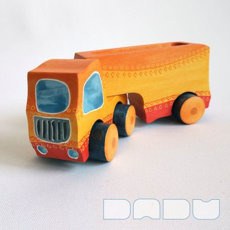 Semi Trucks - unique, handmade wooden toy trucks with semi-trailer