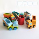 Semi Trucks - unique, handmade wooden toy trucks with semi-trailer