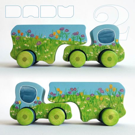 Semi Trucks - unique, handmade wooden toy trucks with semi-trailer