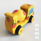 Mixers: mixing and transport toy vehicles for jams, syrups — various designs