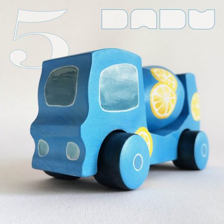 Mixers: mixing and transport toy vehicles for jams, syrups — various designs