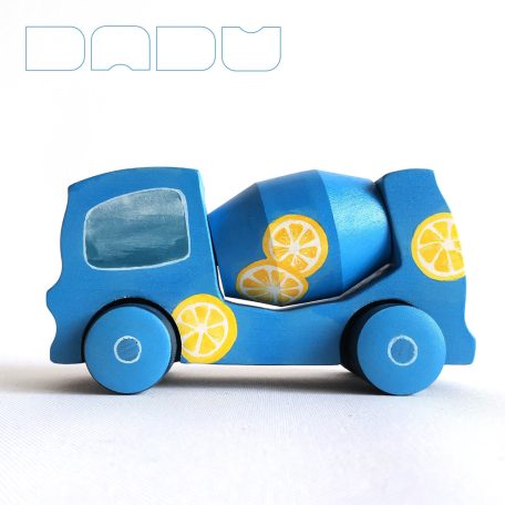 Mixers: mixing and transport toy vehicles for jams, syrups — various designs