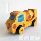 Mixers: mixing and transport toy vehicles for jams, syrups — various designs