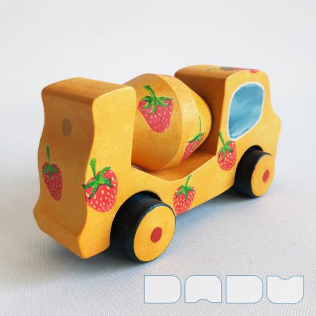 Mixers: mixing and transport toy vehicles for jams, syrups — various designs