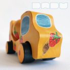 Mixers: mixing and transport toy vehicles for jams, syrups — various designs