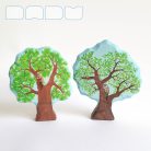 Raccoon on tree  -  wooden toy