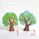 Raccoon on tree  -  wooden toy