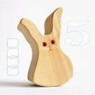 Wooden bunnies - toy figures