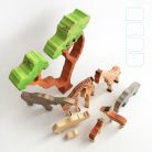 Tree and animals from the savannah