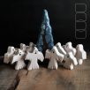 Ghosts for Halloween • small toy figures