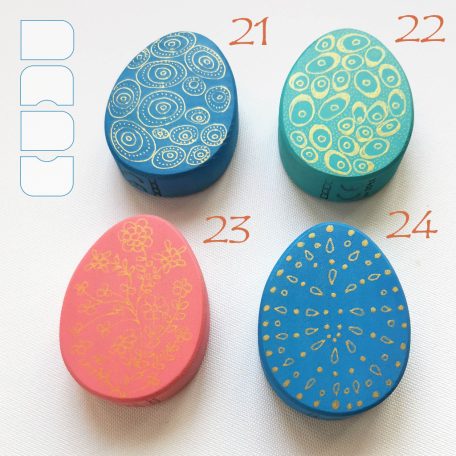 Fabergé eggs according to Dadu—unique wooden toys with gold decoration