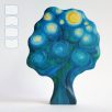   Vincent's trees from the fairy tale forest • Van Gogh inspired decorative wooden toys