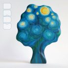 Vincent's trees from the fairy tale forest • Van Gogh inspired decorative wooden toys