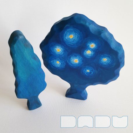 Vincent's trees from the fairy tale forest • Van Gogh inspired decorative wooden toys