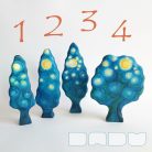 Vincent's trees from the fairy tale forest • Van Gogh inspired decorative wooden toys