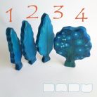 Vincent's trees from the fairy tale forest • Van Gogh inspired decorative wooden toys