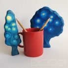Vincent's trees from the fairy tale forest • Van Gogh inspired decorative wooden toys