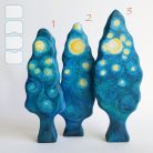 Vincent's trees from the fairy tale forest • Van Gogh inspired decorative wooden toys