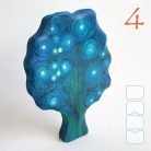 Vincent's trees from the fairy tale forest • Van Gogh inspired decorative wooden toys