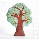 Red panda on tree  -  wooden toy