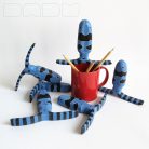 Rosalia longicorn - wooden toy or decor