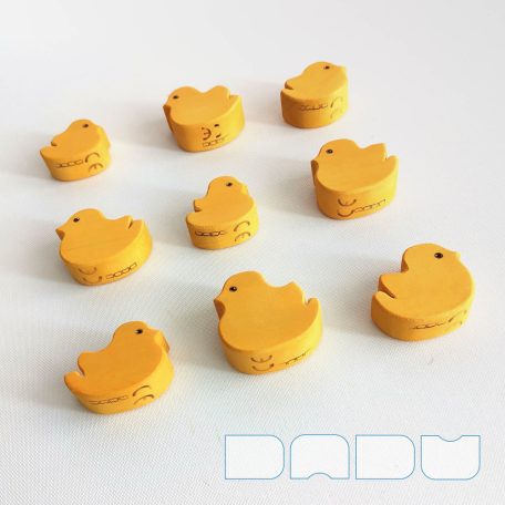 Chicks - wooden toy figures