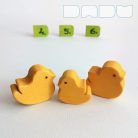 Chicks - wooden toy figures