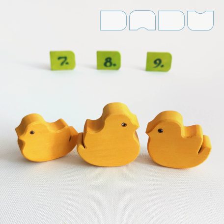 Chicks - wooden toy figures