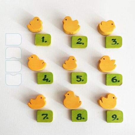 Chicks - wooden toy figures