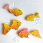 Fishes - colorful, fun wooden toys for all ages