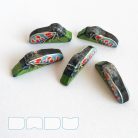 Crepuscular burnet - handpainted unique wooden insect toy