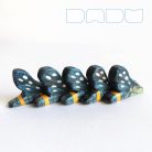 Nine-spotted moth - handpainted unique wooden insect toy