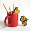Monarch butterfly - handpainted unique wooden insect toy