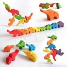 Elephant nurseries, developmental wooden toys