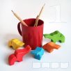 Elephant nurseries, developmental wooden toys